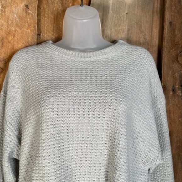 Abound Dusty Blue Cropped Sweater - Size Medium - Picture 4 of 11
